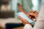 Doctor and Patient Doctor ready to prescribe lexapro to a patient in need